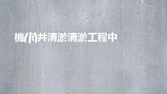 機(jī)井清淤清淤工程中的關(guān)鍵技術(shù)與實(shí)踐探討，你能否了解其背后的秘密與挑戰(zhàn)？